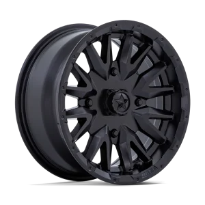 MSA Offroad Wheels – M49 CREED – Black – 15″x7″ 10mm – All weather Wheels – MA049MX15704010